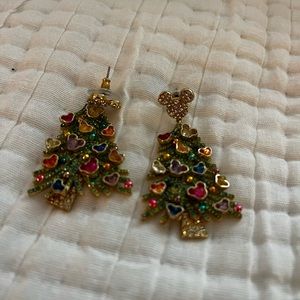 Baublebar Disney Christmas tree earrings